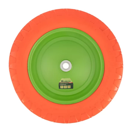 Колесо полиуретановое Сибртех 4.80/4-8, длина оси 90 мм, подшипник 20 мм 689775 купить в Ижевске