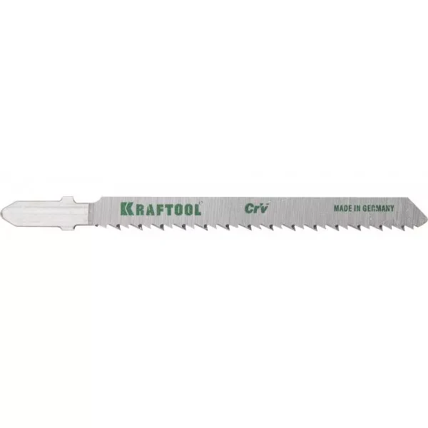 Полотна KRAFTOOL, T101BR, для эл/лобзика, Cr-V, по дереву, фанере, ламинату, обратный рез, EU-хвост., шаг 2,5мм, 75мм, 2шт 159516-2,5 купить в Ижевске