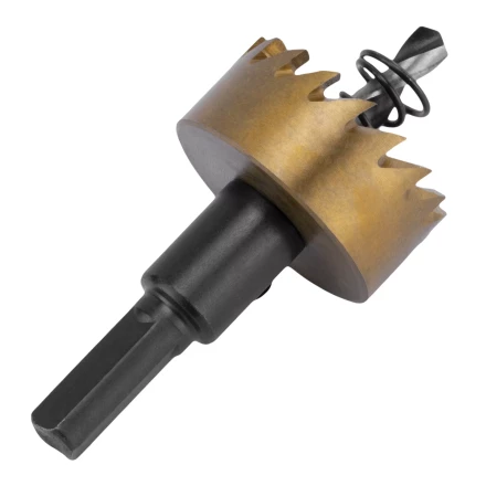 Коронка по металлу HSS, 30 мм, нитридтитановое покрытие Denzel 724108 купить в Ижевске