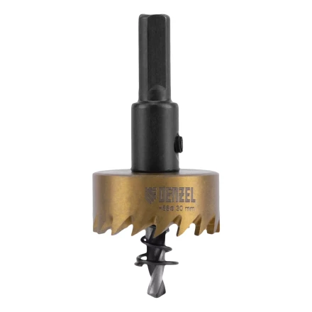 Коронка по металлу HSS, 30 мм, нитридтитановое покрытие Denzel 724108 купить в Ижевске