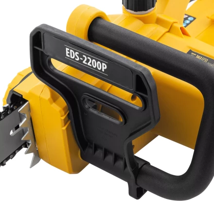 Пила цепная электрическая Denzel EDS-2200P, 2.2 кВт,поперечная, шина 45 см, шаг 3/8, паз 1.3 мм, 63 звена 95617 купить в Ижевске