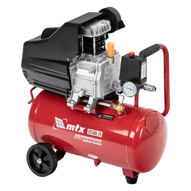 Компрессор воздушный MTX DC1500L/24, 1,5 кВт, 24 л, 210 л/мин 58017 купить в Ижевске
