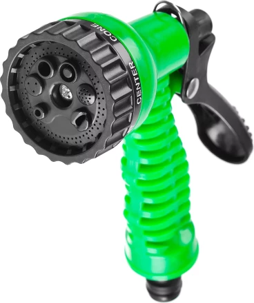 Набор поливочный РОСТОК: Распылитель пистолетный 7 поз., 2 соединителя 3/4&quot;, адаптер внешний 427369 купить в Ижевске