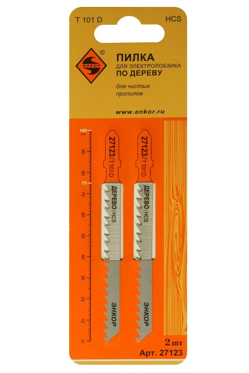 Пилка для электролобзика T101 D 2 шт. Энкор 27123 купить в Ижевске