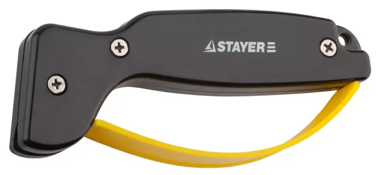 Точилка STAYER "MASTER" универсальная, для ножей, с защитой руки, рабочая часть из карбида 47513 купить в Ижевске