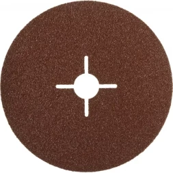 Круг шлифовальный ЗУБР &quot;ПРОФИ&quot; фибровый, для УШМ, P60, 125х22мм, 5 листов 35585-125-060