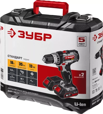 Дрель-шуруповерт 2 АКБ ДШЛ-181 КН серия СТАНДАРТ купить в Ижевске