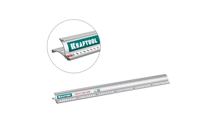 Усиленная линейка c направляющей KRAFTOOL 34275-60 купить в Ижевске