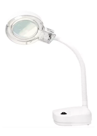 Лупа с подсветкой 3-х и 8-кратная D 87,5 мм на гибком штативе MATRIX 913605 купить в Ижевске