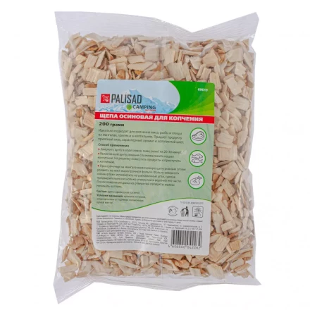 Щепа осиновая для копчения 200 гр Camping Palisad 69619 купить в Ижевске