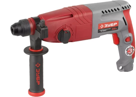 Перфоратор ЗУБР SDS-plus, 2,7 Дж, 0-1000 об/мин, 0-4850 уд/мин, 650Вт, кейс ЗП-650ЭК-1 купить в Ижевске