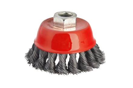 Кордщетка HAMMER чаша 85мм для УШМ витая сталь (207-106) купить в Ижевске
