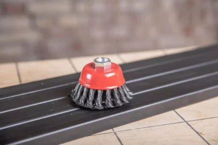 Кордщетка HAMMER чаша 85мм для УШМ витая сталь (207-106) купить в Ижевске