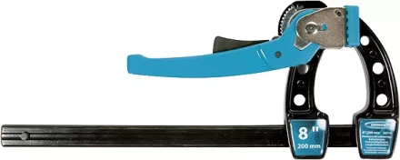 Струбцина реечная быстрозажимная,металлический корпус,рычажный храповый механизм, 4&quot;/100 мм GROSS 20717 купить в Ижевске