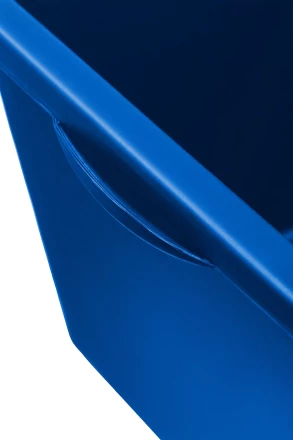 ЗУБР 40 л, первичный высокопрочный пластик, усиленный прямоугольный строительный таз (06096-45) купить в Ижевске