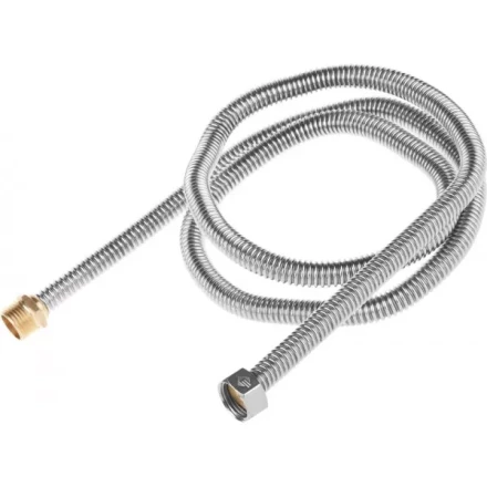 Подводка ЗУБР &quot;ЭКСПЕРТ&quot; сильфонная из нержавеющей стали, для воды, г/ш  (гайка-штуцер), 1/2&quot;, 1,5м 51011-G/S-150 купить в Ижевске