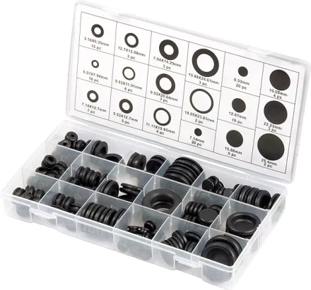 Набор сальников D 6,35 - 25,4 мм 125 предм. (арт. 48107) купить в Ижевске