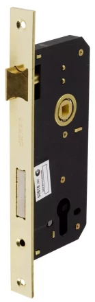 Корпус врезного замка ЗУБР &quot;ЭКСПЕРТ&quot;, с защелкой, межосевое расстояние 85мм, прямоугольный ригель 52010_z01 купить в Ижевске