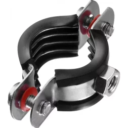 Хомут трубный с гайкой, оцинкованный, 3/4", 9шт, ЗУБР Мастер 37850-25-29 37850-25-29