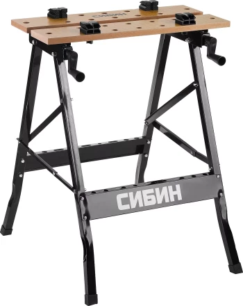 Верстак столярный СИБИН складной, 605х635х780 мм 38723 купить в Ижевске