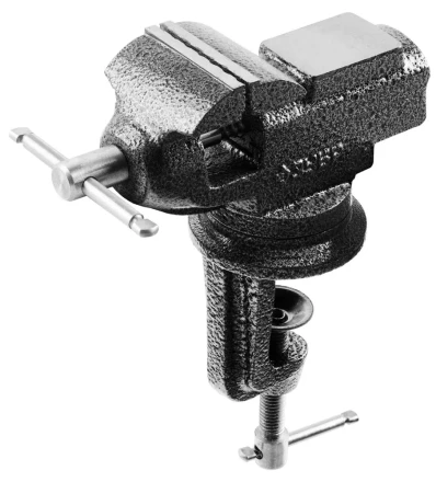 Тиски-мини ЗУБР &quot;МАСТЕР&quot;, поворотные с наковальней, для точных работ, 60мм 32485 купить в Ижевске