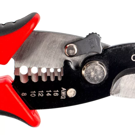 Ножницы для резки проводов КВТ MC-07 до 15 мм с функцией зачистки изоляции (86619) купить в Ижевске