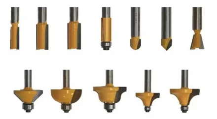 Набор фрез для декоративного применения хвостовик 8 мм 12 штук 46610 купить в Ижевске