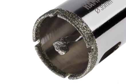 Коронка алмазная HAMMER Ф35мм HEX (DHS 35.0*65/5) купить в Ижевске