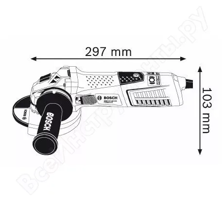УШМ BOSCH GWS 12-125 CIX (0.601.793.102) купить в Ижевске