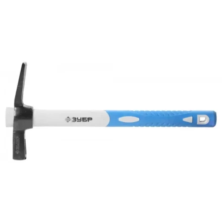Молоток-кирочка ЗУБР  каменщика с фиберглассовой двухкомпонентной обратной рукояткой, 400г 20155-400_z01 купить в Ижевске