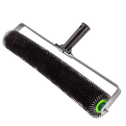 Валик игольчатый для наливных полов с рамой, острая игла, 500 мм Сибртех 81112