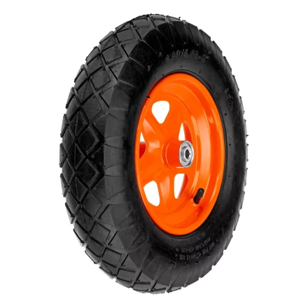 Колесо пневматическое Palisad «Звезда» 4.80/4.00-8 D380 мм, внутренний диаметр подшипника 12 мм, длина оси 80 мм, 689465 купить в Ижевске