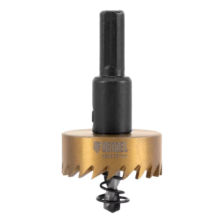 Коронка по металлу HSS, 35 мм, нитридтитановое покрытие Denzel 724110 купить в Ижевске