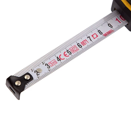 Рулетка Denzel 3м х 16мм, двухкомп. корпус, кнопка-пауза, 31541 купить в Ижевске