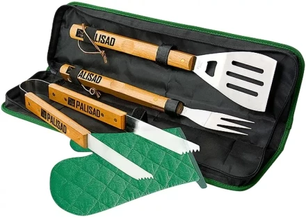 Набор приборов для барбекю 4 предмета в сумке PALISAD Camping 69578 купить в Ижевске