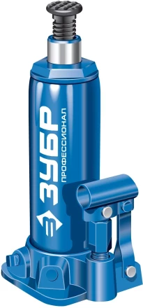 Домкрат гидравлический бутылочный T50, 6т, 215-415мм, в кейсе, ЗУБР Профессионал 43060-6-K 43060-6-K_z01 купить в Ижевске