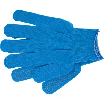 Перчатки нейлон ПВХ точка 13 класс цвет &quot;ультрамарин&quot; XL 67846 купить в Ижевске