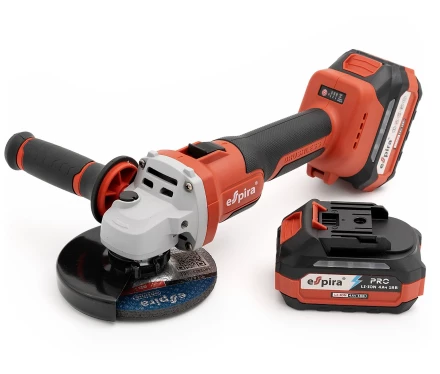 Аккумуляторная угловая шлифмашина ESPIRA CAGI-125-01, 410751 купить в Ижевске