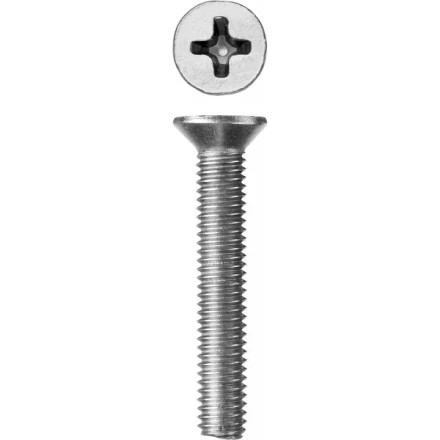 Винт ЗУБР &quot;МАСТЕР&quot; DIN 965, класс прочности 4.8, оцинкованный, M5x35мм, 5кг 303110-05-035 купить в Ижевске