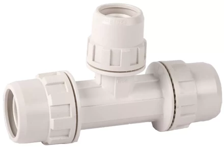 Тройник ЗУБР &quot;ШиреФит&quot; редукционный &quot;штуцер с гайкой - внутренняя резьба - штуцер с гайкой&quot;, 26мм-20мм-26мм 51506-26-20-26 купить в Ижевске