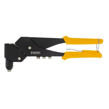 Заклепочник ручной Denzel, 285 мм, поворотный, 0-360, заклепки 2,4-3,2-4,0-4,8 мм, купить в Ижевске