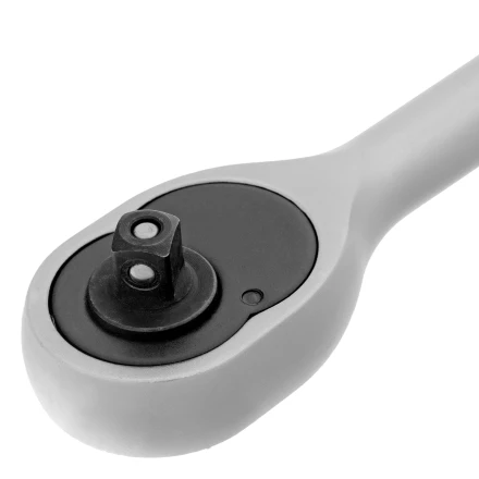 Ключ-трещотка 3/8&quot;, 45 зубьев, с быстрым сбросом, матовый хром Сибртех 14022 купить в Ижевске