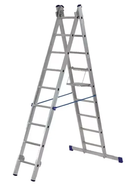 Лестница 2-х секционная алюминиевая 2*9 1013297 купить в Ижевске