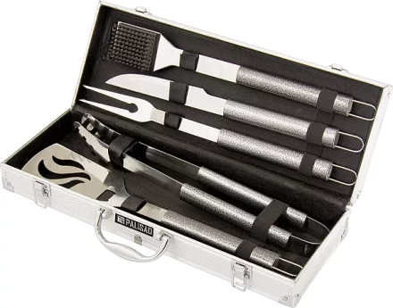 Набор приборов для барбекю 5 шт в алюминевом кейсе PALISAD Camping 69579 купить в Ижевске