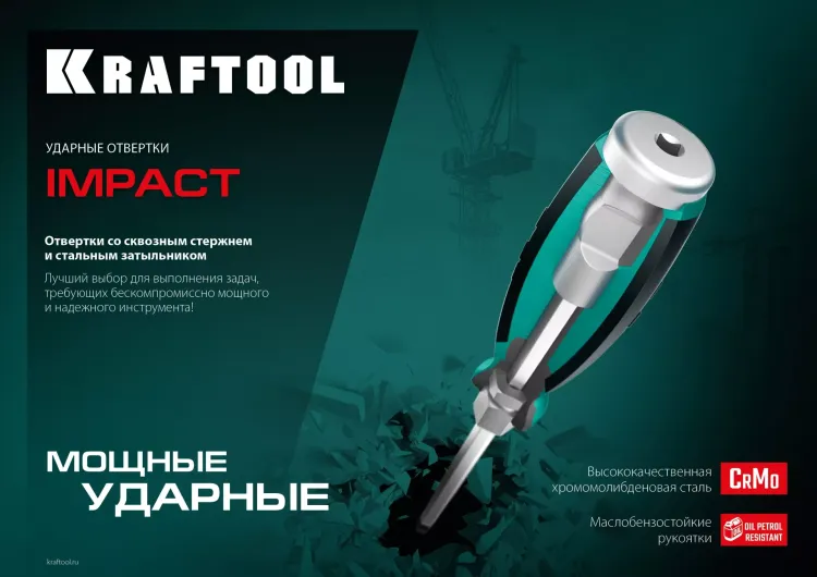 Набор ударных отверток IMPACT 25025 купить в Ижевске
