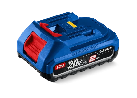 ЗУБР Power PRO, 20 В, 2.0 А/ч, аккумулятор LMS, ПРОФЕССИОНАЛ (BP-P-20-2) купить в Ижевске