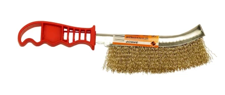 Щетка металлическая латун с пластиковой ручкой 51538 купить в Ижевске