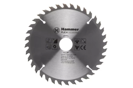 Диск пильный твердосплавный HAMMER Ф190х30мм 36зуб. купить в Ижевске