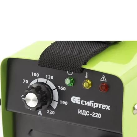 Аппарат инверторный дуговой сварки СИБРТЕХ ИДС-220 94377 купить в Ижевске