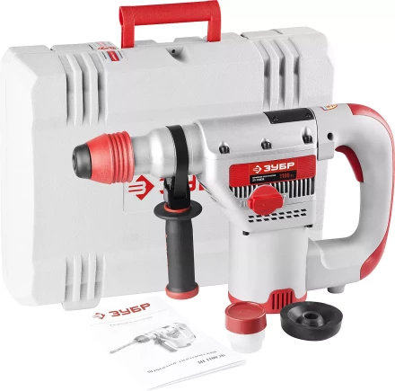 Перфоратор ЗУБР, SDS-Max, 8Дж, 550об/мин, 3000уд/мин, 1100Вт, кейс ЗП-1100ЭК купить в Ижевске